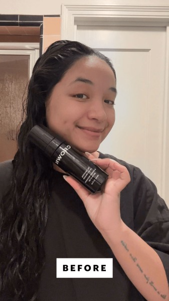 Image may contain Face Head Person Bottle Shaker Body Part Finger and Hand